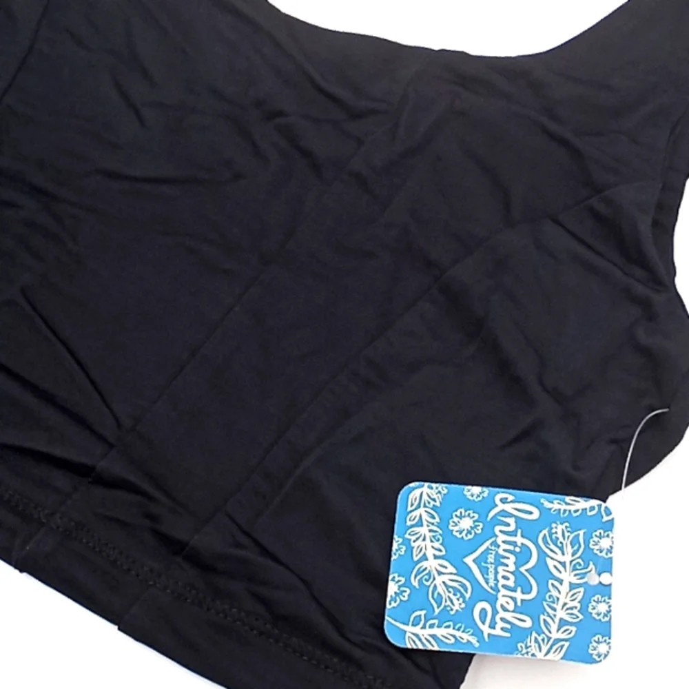 Free People Be Cool Brami Crop Bralette Black